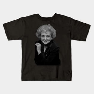 betty white smile Kids T-Shirt